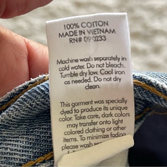 PacSun Eco Checkerboard High Waisted Straight Leg Jeans Size 26 - Picture 9 of 10